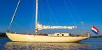 Klassiek Scherp Jacht Flush Deck Sloop