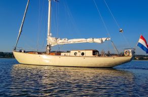 Klassiek Scherp Jacht Flush Deck Sloop