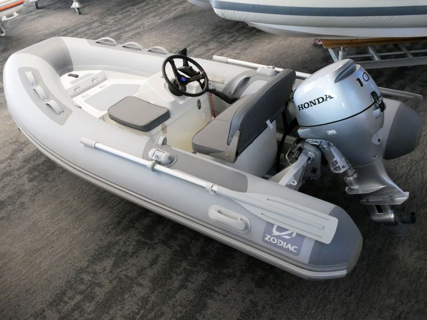 zweep Negen Goedkeuring Zodiac Cadet 300 DeLuxe boot te koop, RIB en opblaasboot, € 9.750