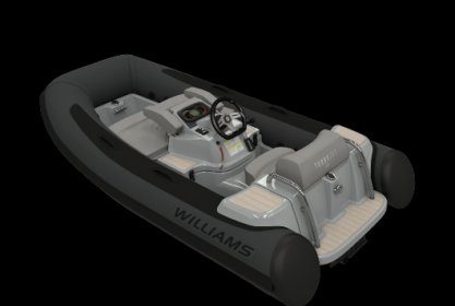 Williams Turbojet 285, RIB and inflatable boat for sale by Delta Watersport