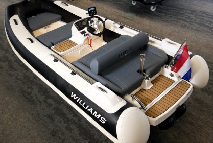 Williams Sportjet 395, RIB en opblaasboot for sale by Delta Watersport