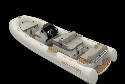 Williams Dieseljet 505, RIB en opblaasboot for sale by Delta Watersport