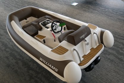 Williams Turbojet 285 - Carbon Capuccino, RIB und Schlauchboot for sale by Delta Watersport
