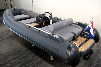 Williams Sportjet 395, RIB en opblaasboot for sale by Delta Watersport