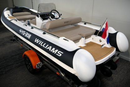Williams Sportjet 520, RIB en opblaasboot for sale by Delta Watersport