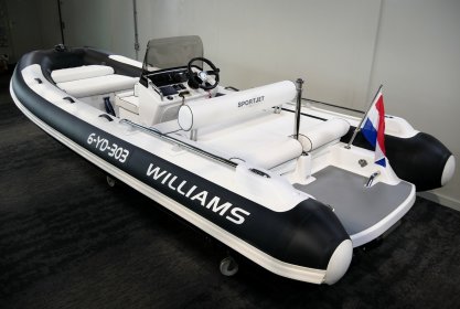 Williams Sportjet 520, RIB en opblaasboot for sale by Delta Watersport