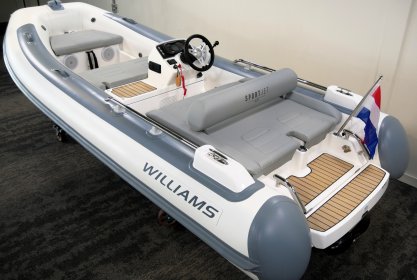 Williams Sportjet 435, RIB en opblaasboot for sale by Delta Watersport