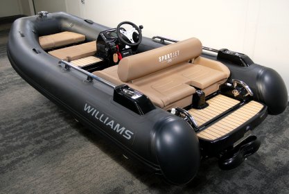Williams Sportjet 395, RIB en opblaasboot for sale by Delta Watersport