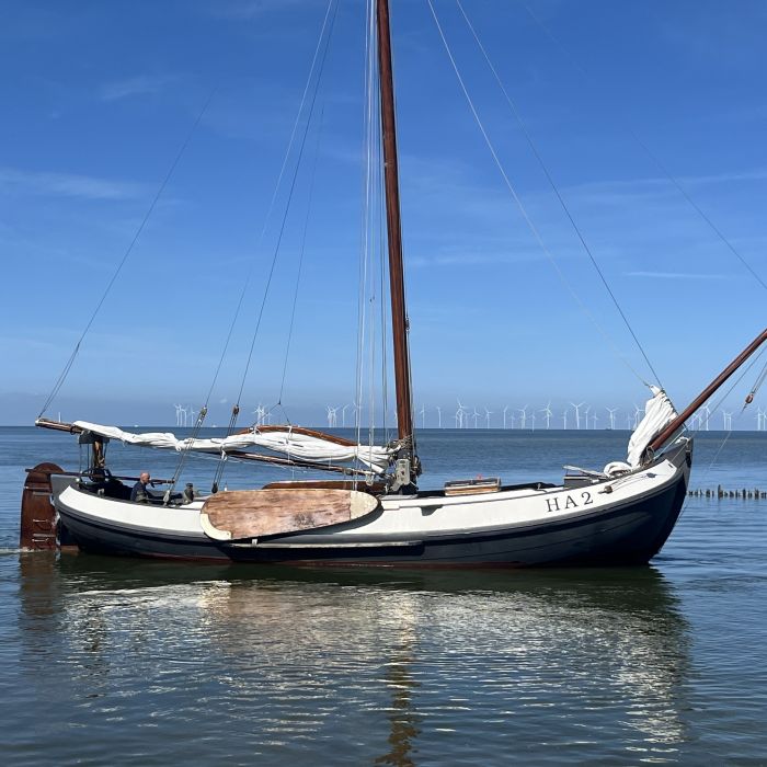 Lemsteraak Vissermanaak, Plat- en rondbodem, ex-beroeps zeilend for sale by Chris Beuker Maritiem