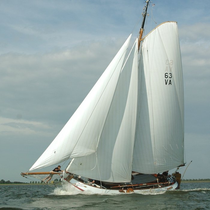 Lemsteraak Marendorp - Roefuitvoering, Plat- en rondbodem, ex-beroeps zeilend for sale by Chris Beuker Maritiem