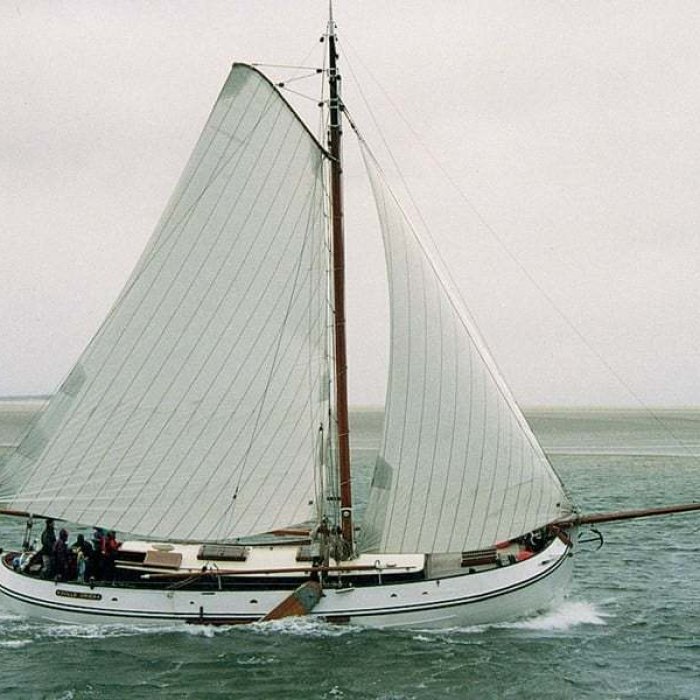 Lemsteraak Saeftinghe Roefuitvoering Jachtuitvoering, Plat- en rondbodem, ex-beroeps zeilend for sale by Chris Beuker Maritiem