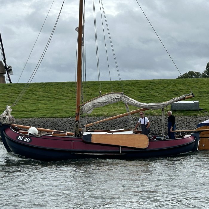 Lemsteraak HI 30, Plat- en rondbodem, ex-beroeps zeilend for sale by Chris Beuker Maritiem
