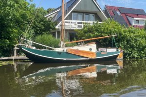 Blok Zeeschouw 7.50, Plat- en rondbodem, ex-beroeps zeilend  - Scheepsmakelaardij Goliath Sneek 7