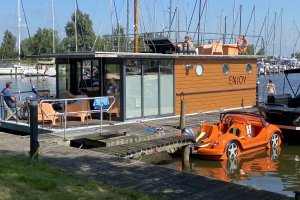 La Mare Houseboat Met Ligplaats En Chartermogelijkheid Model DFS Aluminium, Varend woonschip  - Scheepsmakelaardij Goliath Sneek 4