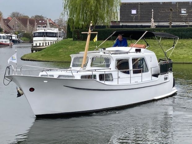 studio zoals dat Heel veel goeds Tak Kruiser Lady Captus boot te koop, Motorjacht, Staal, € 35.500