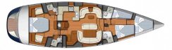 Jeanneau Sun Odyssey 54 Deck Saloon