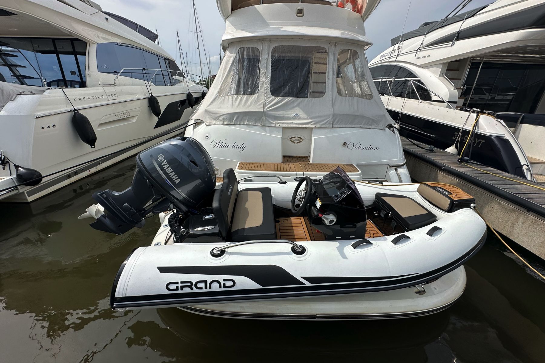 Grand G340EF Golden Line, RIB en opblaasboot for sale by Witsen Marine