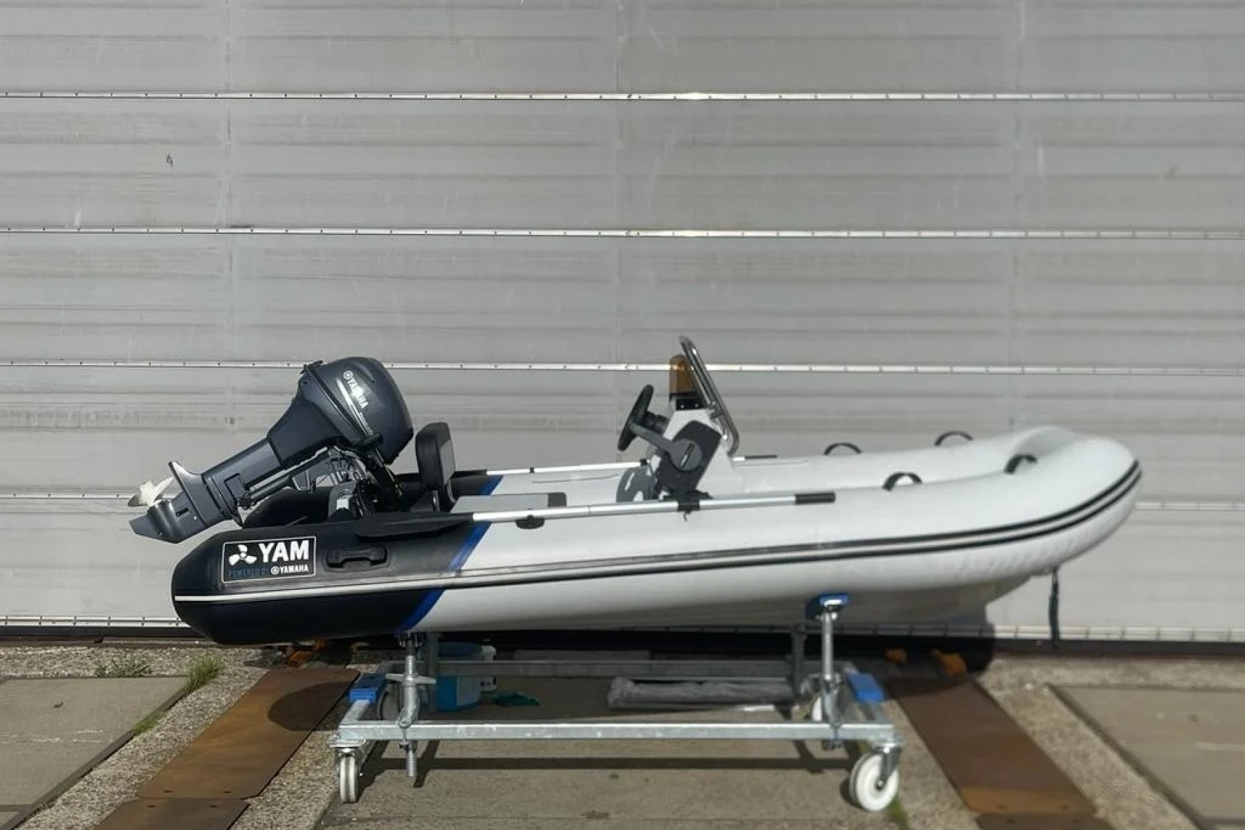 Yam 350 TAF Met 9.9 PK Yamaha, RIB en opblaasboot for sale by Witsen Marine