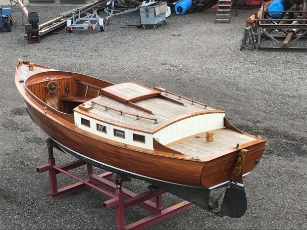 Shetland priester Calligrapher Elektrische Kajuitsloep Canadese Elektrische Kajuitsloep boot te koop,  prijs op aanvraag