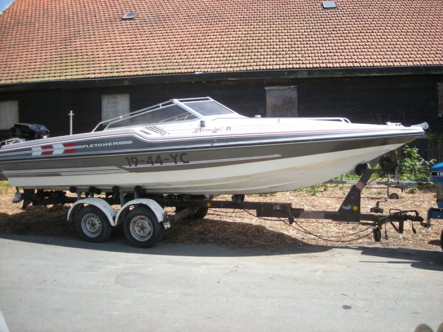 Fletcher 21 Arrowbolt 200pk V6 Mercury boot te koop, € 8.950