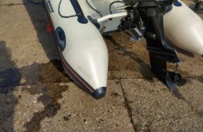 Yam 400S inc. 40pk Mercury en trailer