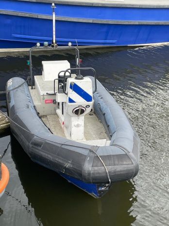 Vlucht oplichter Karakteriseren Boomeranger Boats Oy RIBs, Ex Politie boot te koop, prijs op aanvraag