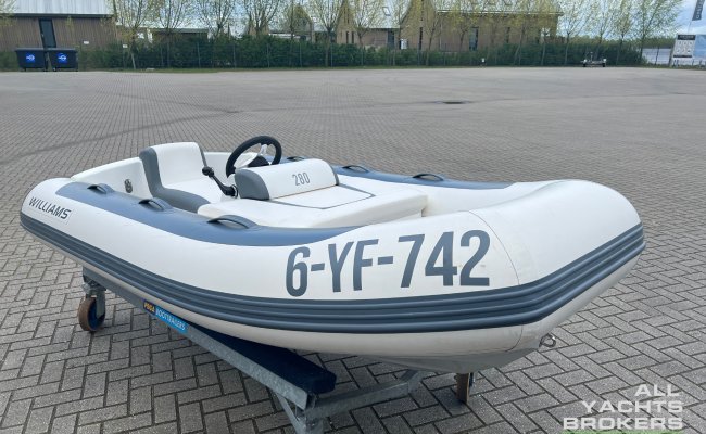 Williams Jet Tender Minijet 280, RIB en opblaasboot for sale by All Yachts Brokers