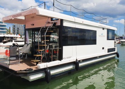 Nomadream Cat-House 1200 Double Decker Houseboat, House-Boat for sale by Fluvial Passion