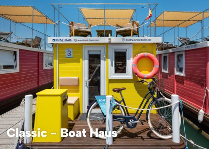 Boat Haus Mediterranean 8x3 Classic Houseboat, House-Boat for sale by Fluvial Passion