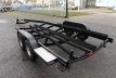 Stallingstrailer Heritage 2-asser stallingstrailer zwart coating