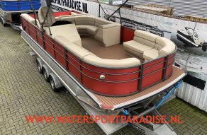 Pontoonboot 25FT 3-Tubes Red