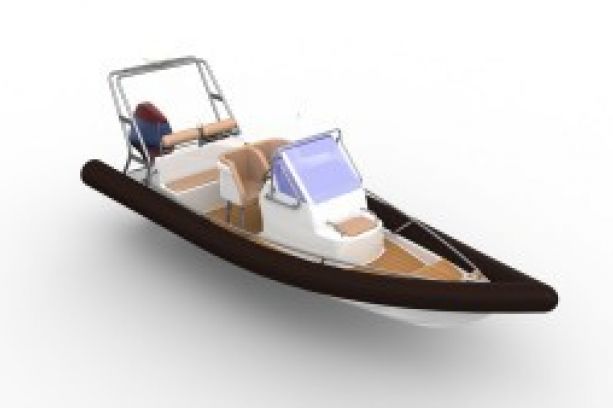 Arctic Blue 23 Outboard