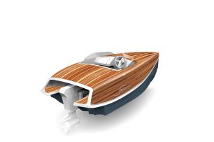Faroboats Elektrische Boot Faro 5, Nummer 1Gussies 2022 Verkiezing Van Plugboats