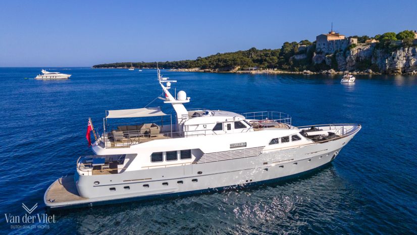 Glans handtekening vroegrijp Lynx Yachts Legacy 90 boot te koop, Motorjacht, Staal, € 3.495.000