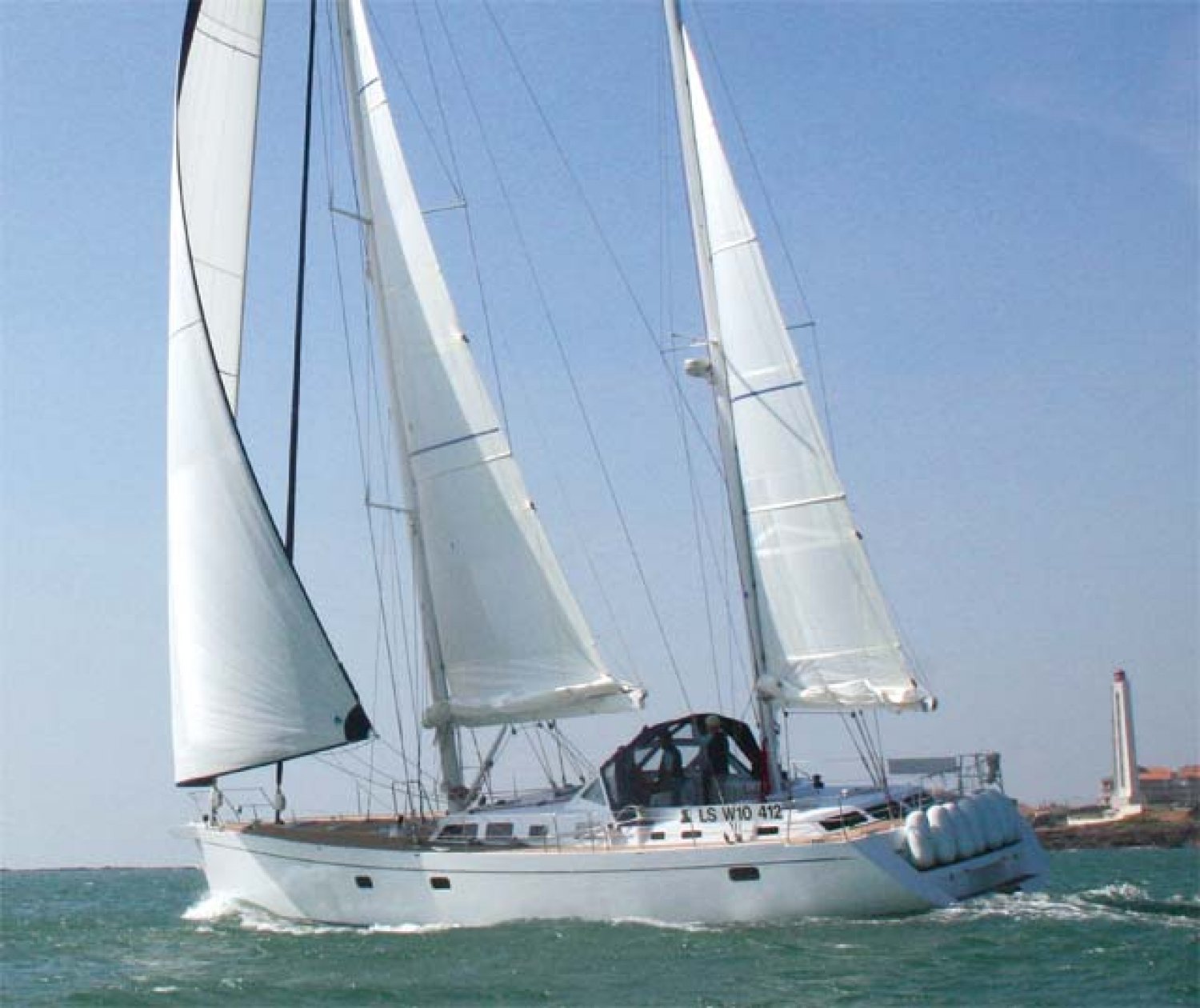 58 ft sailing yacht